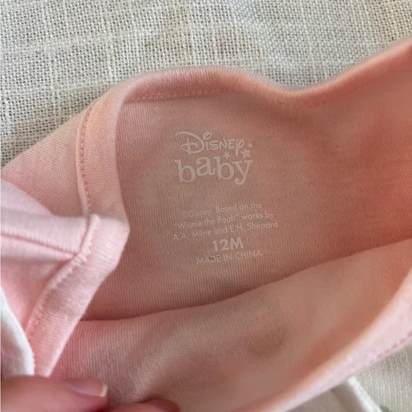 Pooh Pink and White 2 Piece Outfit - Picture 2 of 5